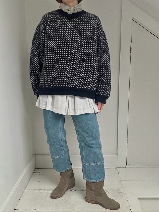 L.L. Bean Sweaters - Vintage LL Bean Birdseye Knit Sweater